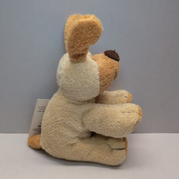 Commonwealth Plush Puppy Dog Brown Tan Stuffed Animal with Tag 2005 - Picture 2 of 9